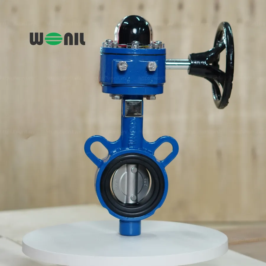 Van Bướm Wonil Tay Quay Gang DN65 Van Bướm Wonil Tay Quay Gang DN65