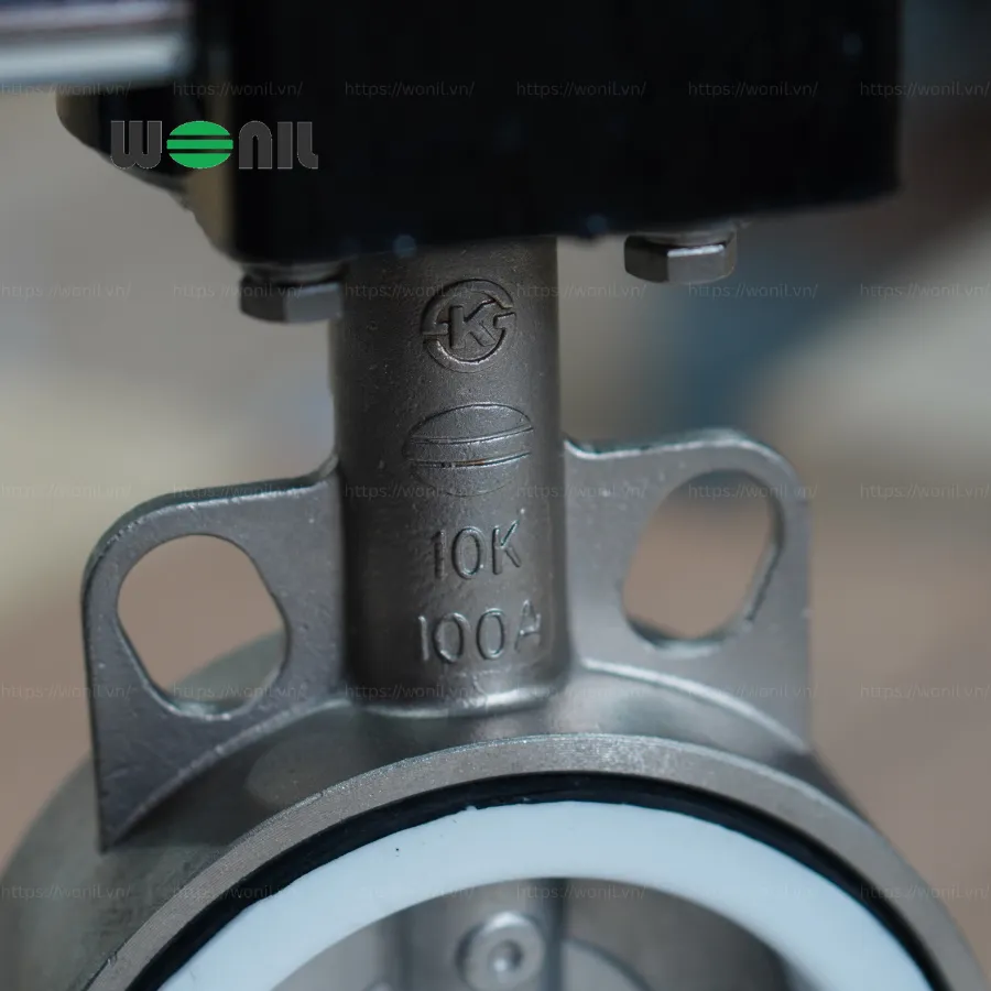 Van Bướm Wonil Tay Quay Inox DN100 Van Bướm Wonil Tay Quay Inox DN100