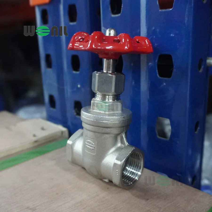 Van Cổng Wonil Nối ren Tay Quay Inox DN20