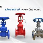 Báo giá van cổng Wonil – Bảng giá Gate valves Inox, Gang
