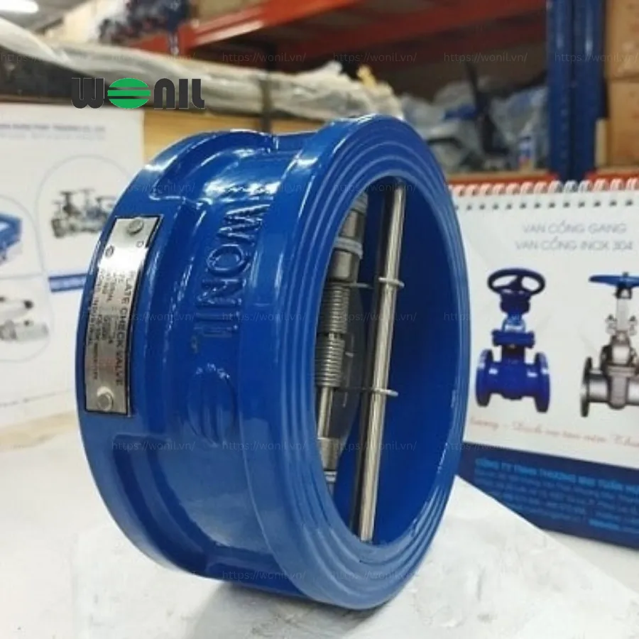 Van 1 chiều Wonil Cánh Bướm Gang DN80 Van 1 chiều Wonil Cánh Bướm Gang DN80