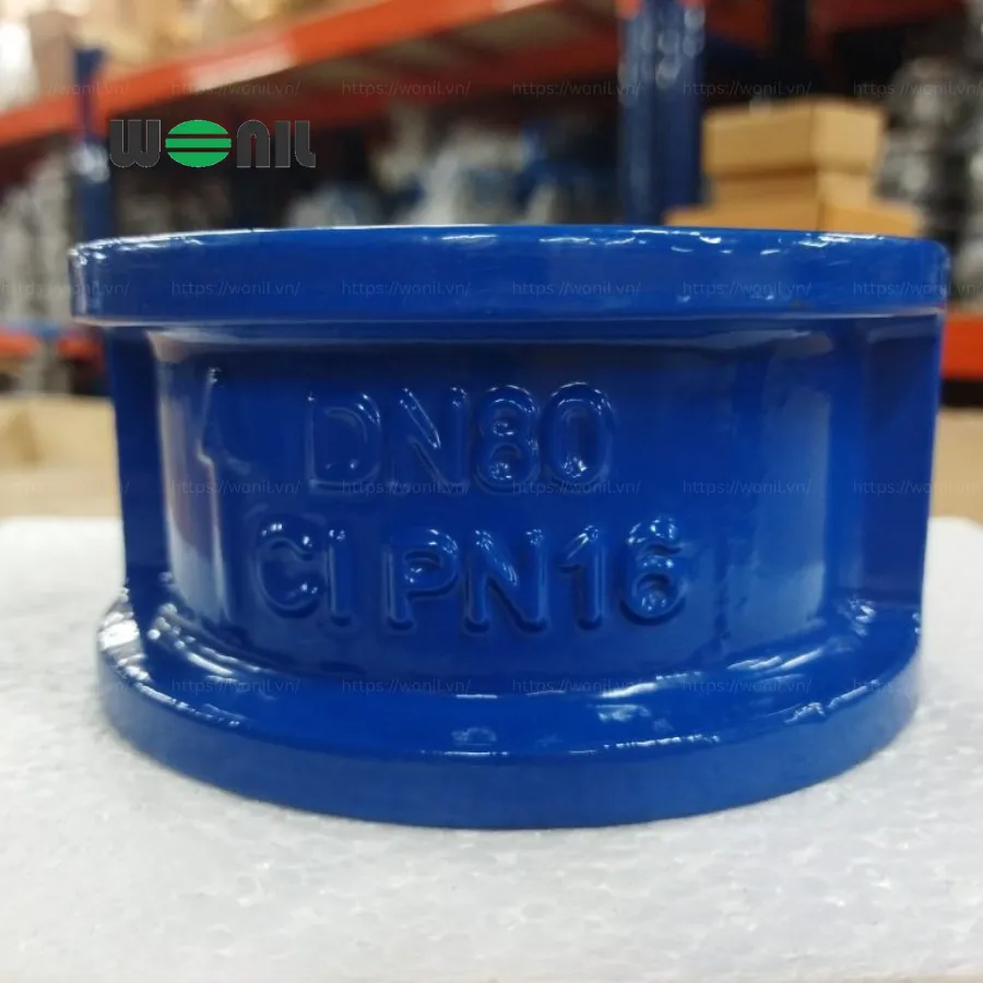Van 1 chiều Wonil Cánh Bướm Gang DN80 Van 1 chiều Wonil Cánh Bướm Gang DN80