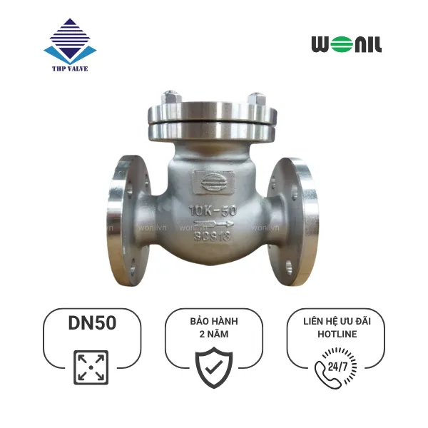 san-pham-van-1-chieu-wonil-la-lat-mat-bich-inox-dn50 Van 1 chiều Wonil Lá Lật Mặt Bích Inox DN50