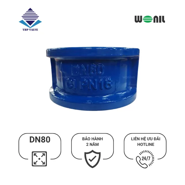van-1-chieu-wonil-canh-buom-gang-dn80 Van 1 chiều Wonil Cánh Bướm Gang DN80