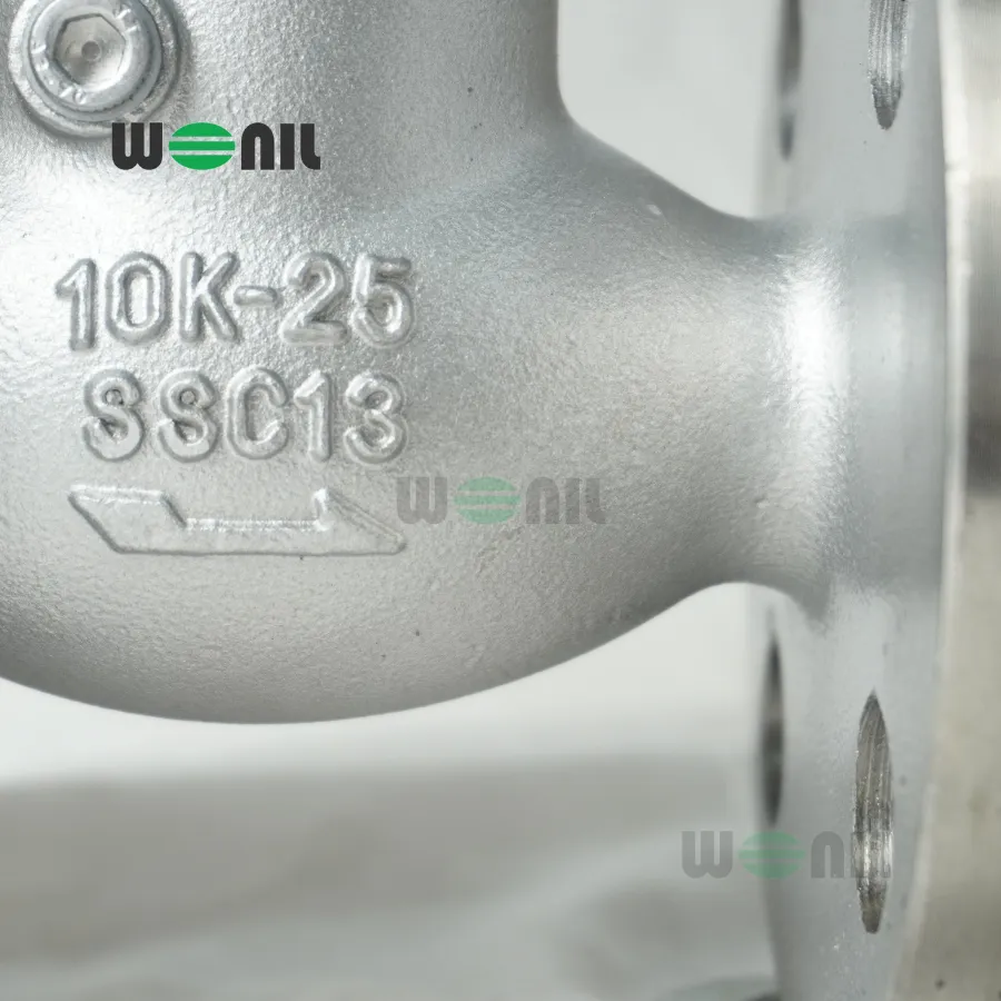 Van 1 chiều Wonil Lá Lật Mặt Bích Inox DN25 Van 1 chiều Wonil Lá Lật Mặt Bích Inox DN25