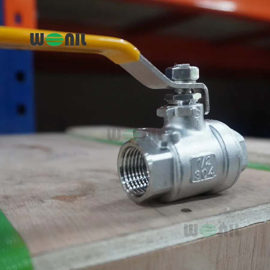 Van Bi Wonil Tay Gạt Inox Nối Ren DN15 (1/2" inches)