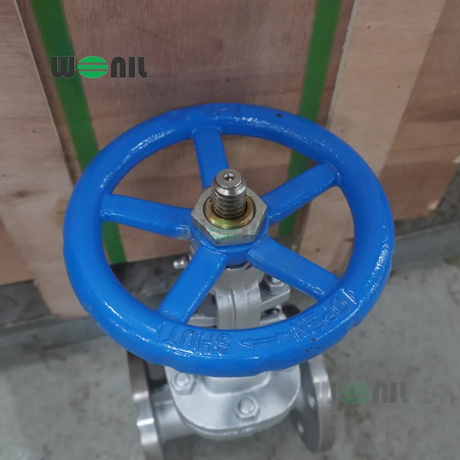 Van Cổng Wonil Ty Nổi Tay Quay Inox DN50