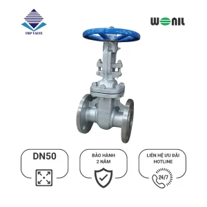 Van Cổng Wonil Ty Nổi Tay Quay Inox DN50