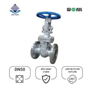 Van Cổng Wonil Ty Nổi Tay Quay Inox DN50
