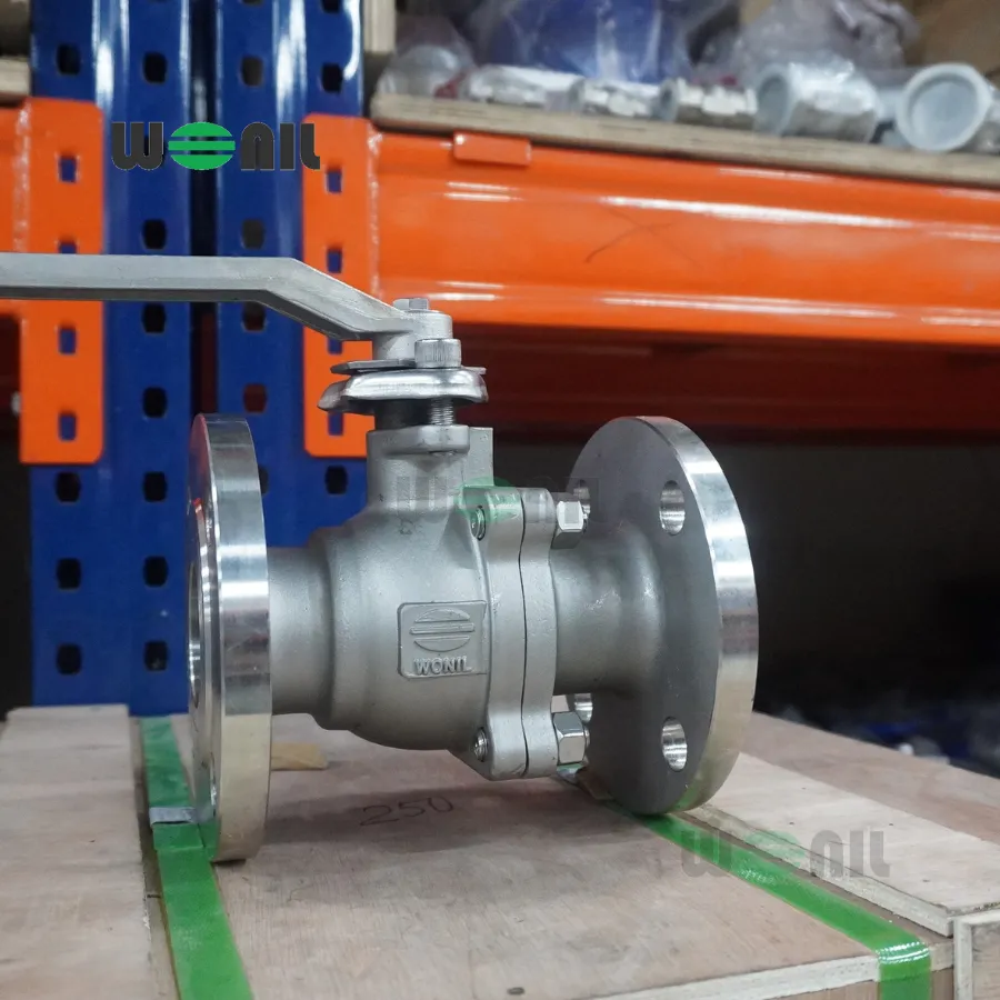 Van Bi Wonil Tay Gạt Inox Mặt Bích DN50