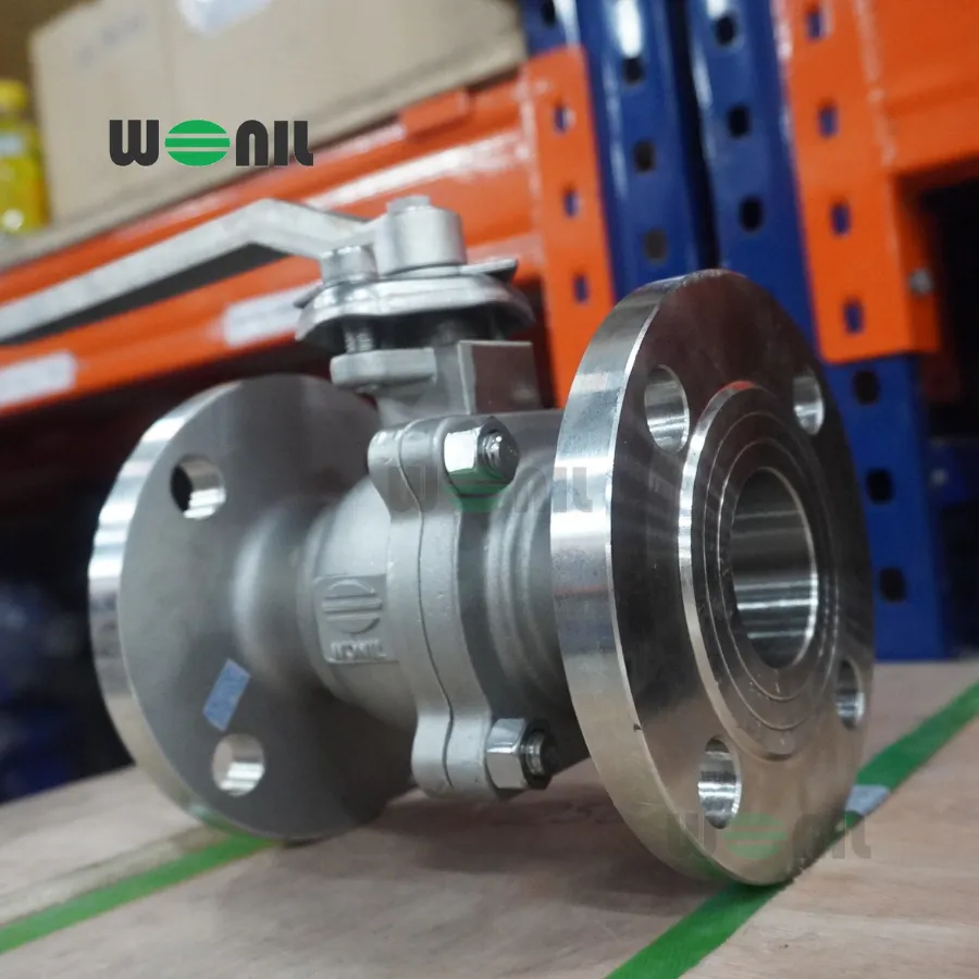 Van Bi Wonil Tay Gạt Inox Mặt Bích DN50