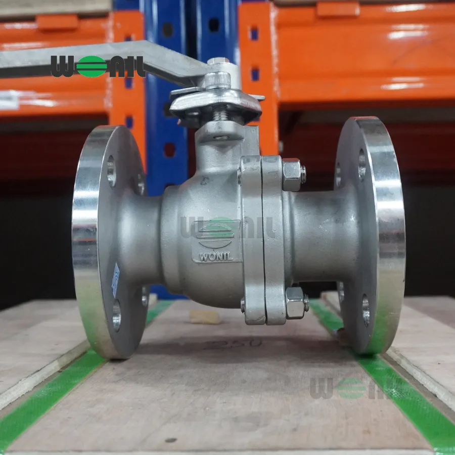 Van Bi Wonil Tay Gạt Inox Mặt Bích DN50