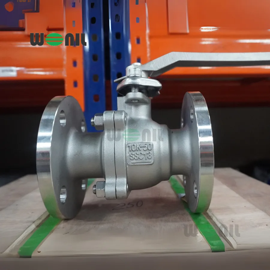 Van Bi Wonil Tay Gạt Inox Mặt Bích DN50