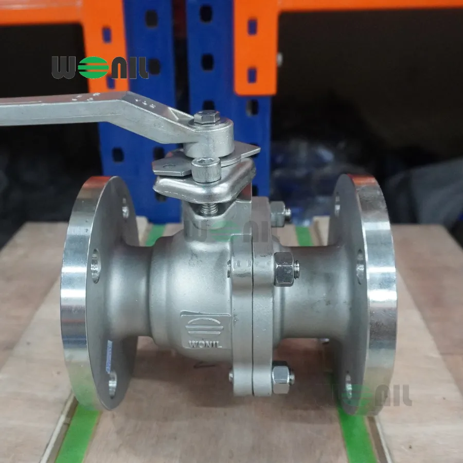 Van Bi Wonil Tay Gạt Inox Mặt Bích DN50