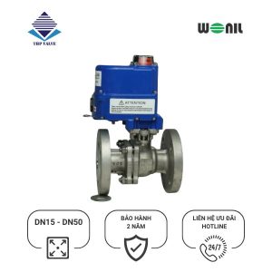 Ball valve inox điện Wonil Hàn Quốc