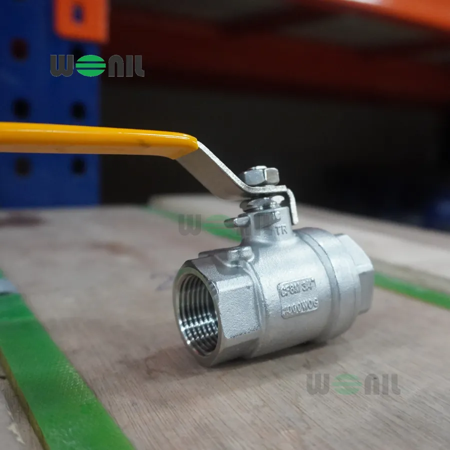 Van Bi Wonil Tay Gạt Inox Nối Ren DN20