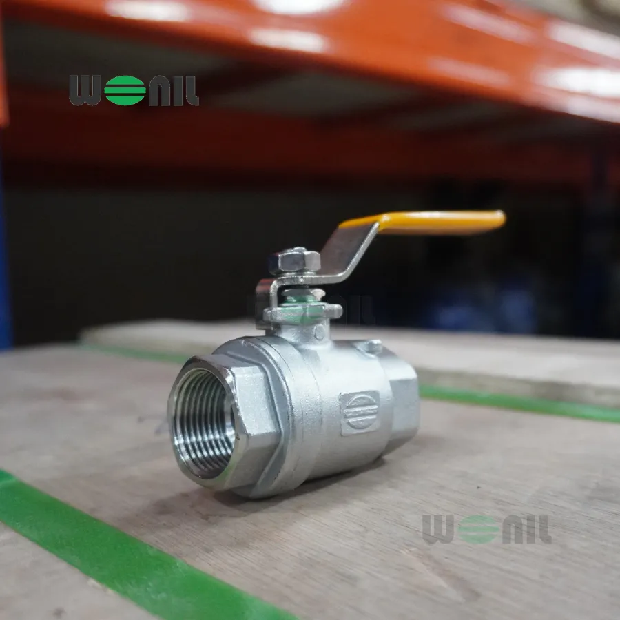 Van Bi Wonil Tay Gạt Inox Nối Ren DN20