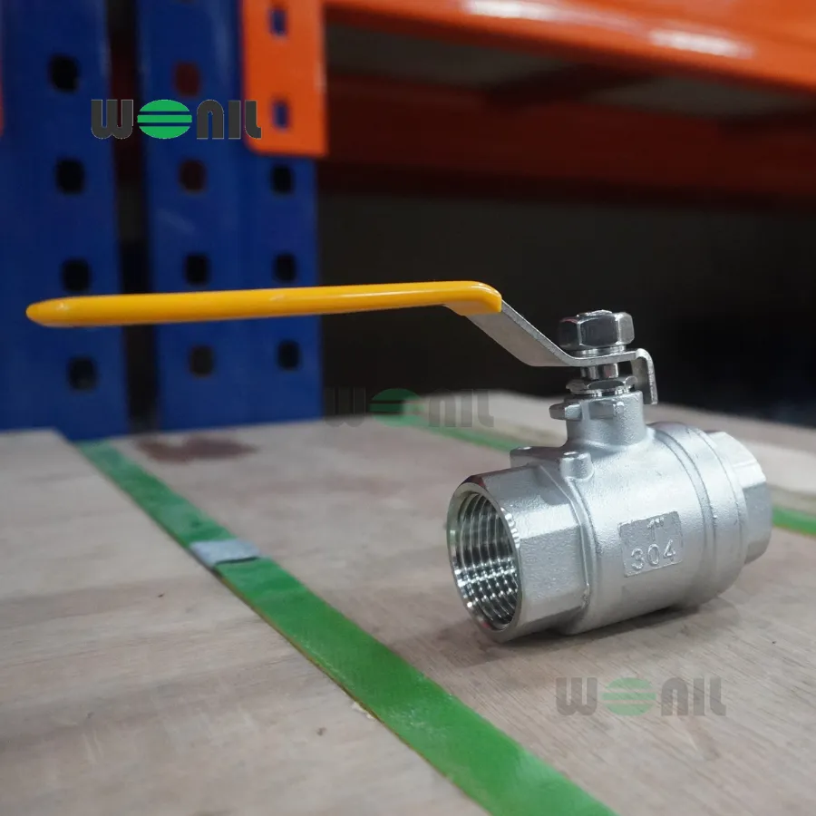 Van Bi Wonil Tay Gạt Inox Nối Ren DN25