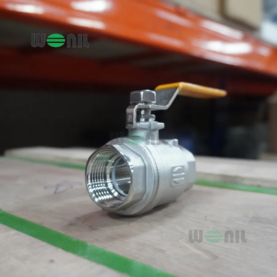Van Bi Wonil Tay Gạt Inox Nối Ren DN25