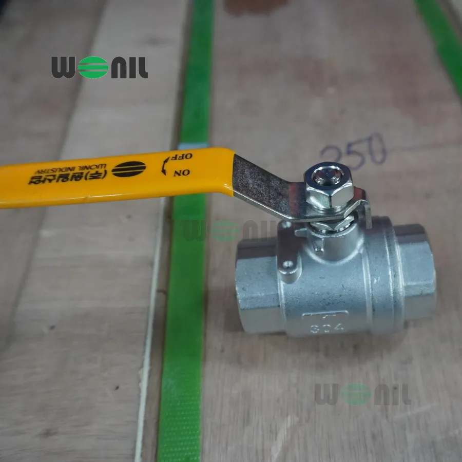 Van Bi Wonil Tay Gạt Inox Nối Ren DN25