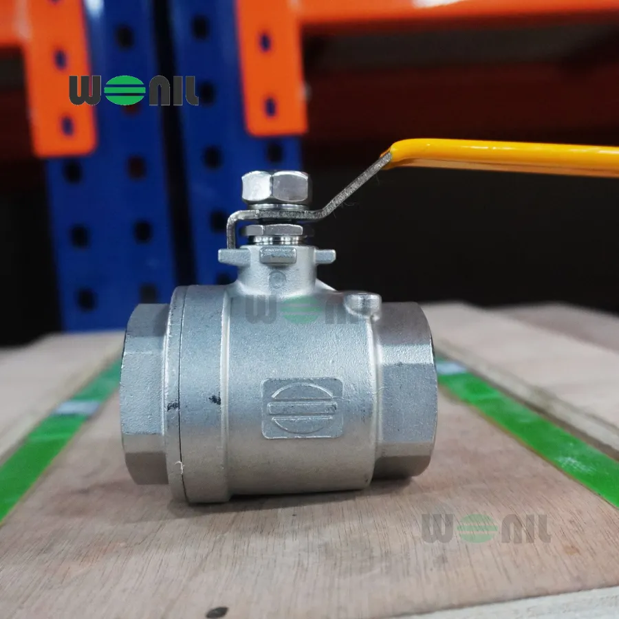 Van Bi Wonil Tay Gạt Inox Nối Ren DN32