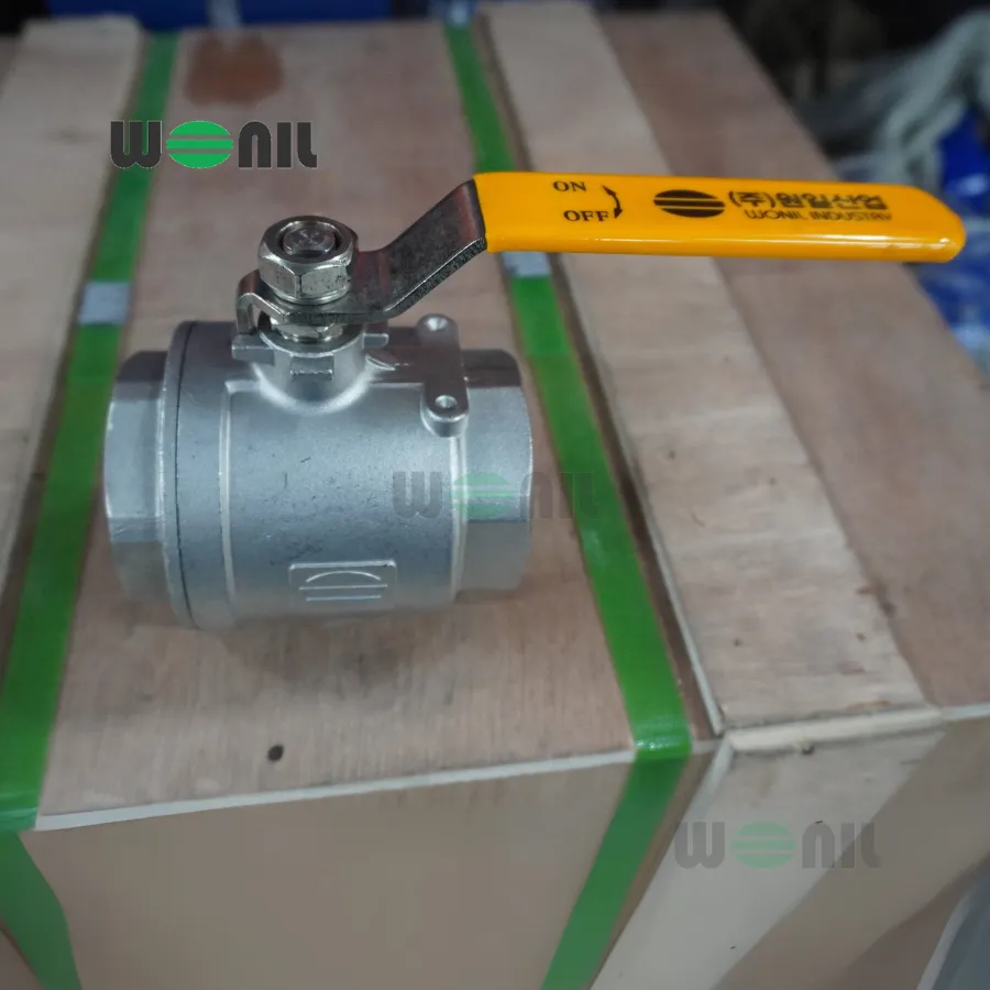 Van Bi Wonil Tay Gạt Inox Nối Ren DN50