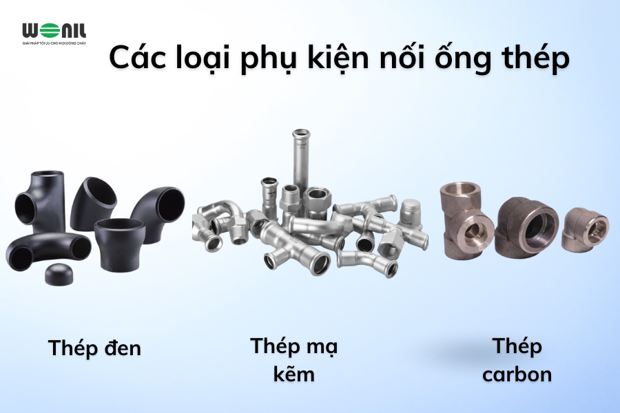 Các loại phụ kiện nối ống thép