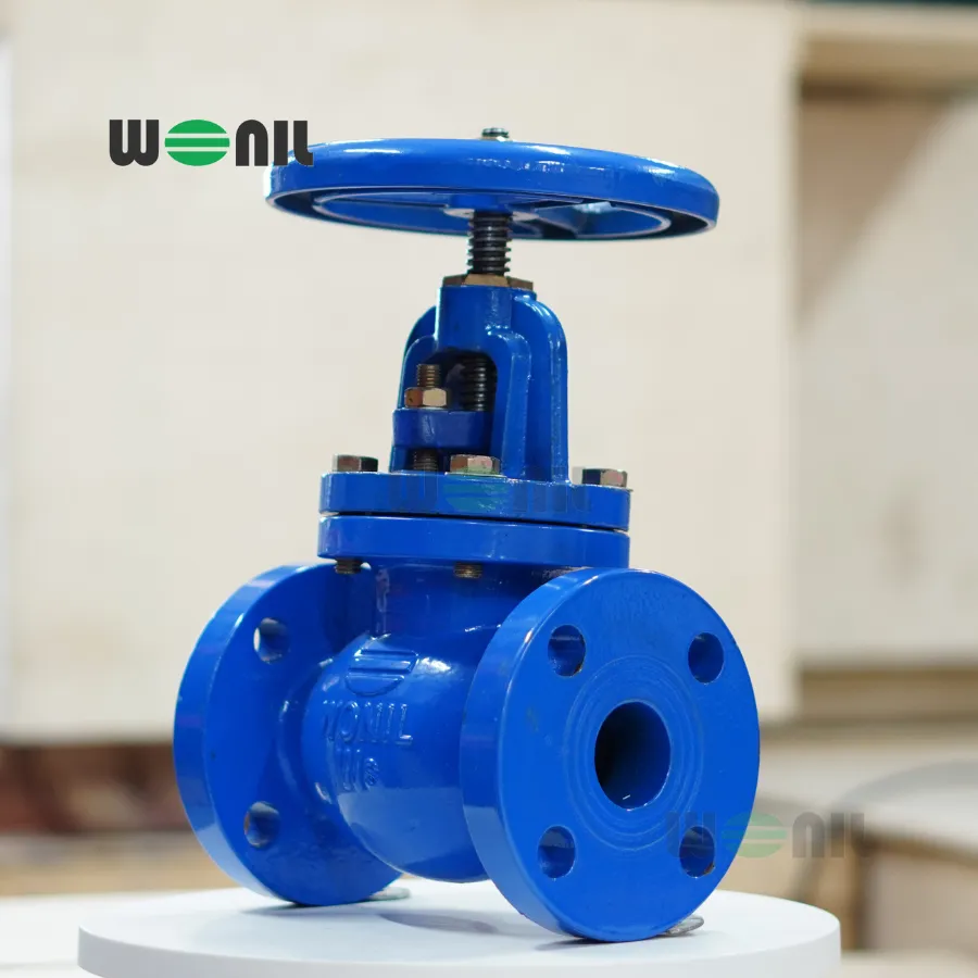 Van cầu bầu Wonil mặt bích gang DN40 Van cầu bầu Wonil mặt bích gang DN40