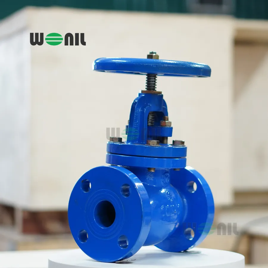 Van cầu bầu Wonil mặt bích gang DN40 Van cầu bầu Wonil mặt bích gang DN40