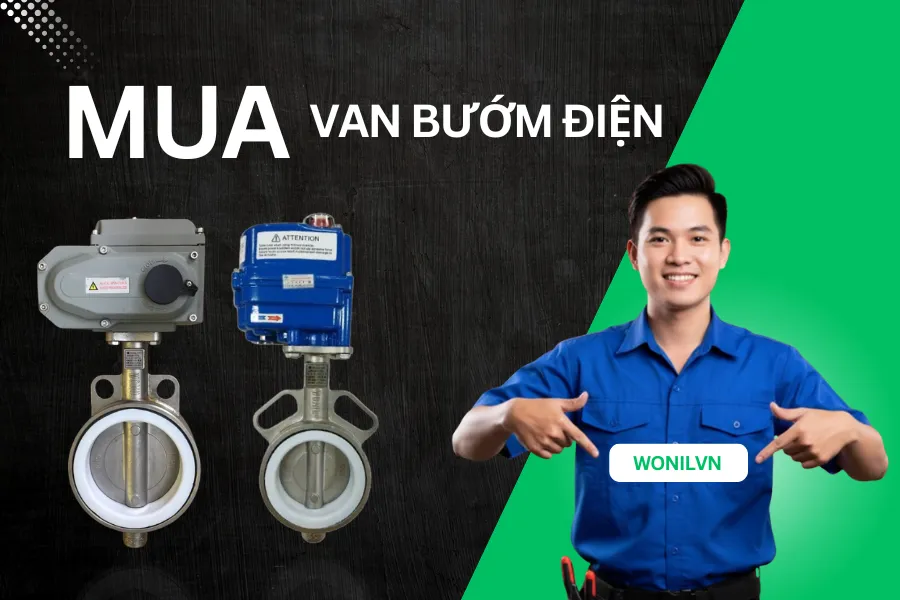 Van bướm điều khiển điện Wonil | Tư vấn, báo giá nhanh Mua van bướm điều khiển bằng điện chính hãng, chất lượng tại Wonilvn