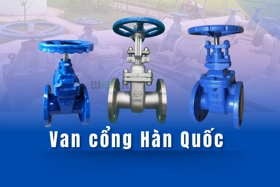 Các loại van cổng Hàn Quốc chất lượng, giá tốt