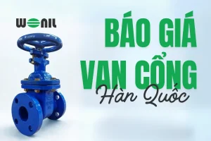 Báo giá van cổng ty chìm, ty nổi hàn quốc