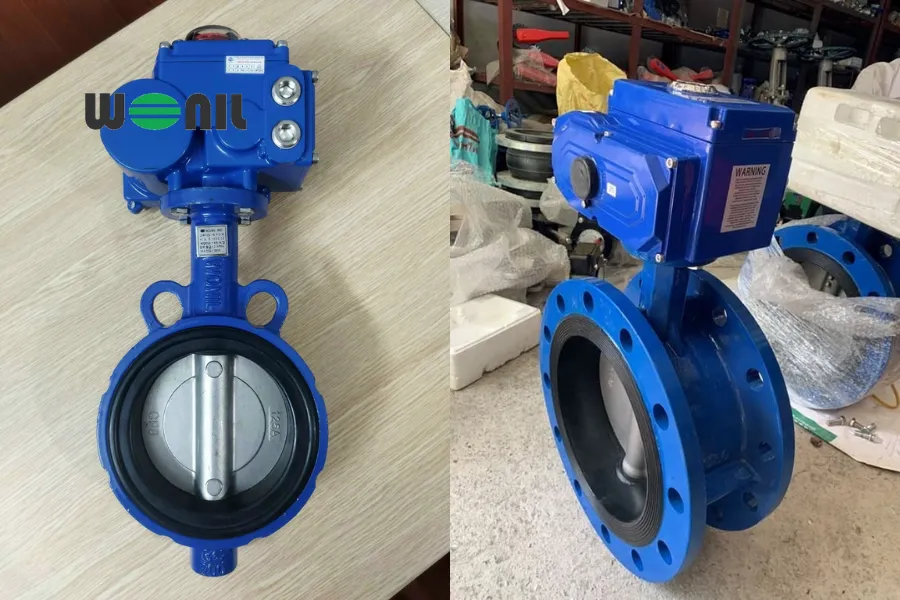Van bướm điều khiển điện on/off và tuyến tính
