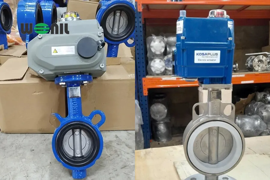 Van bướm Wonil điều khiển điện tự động