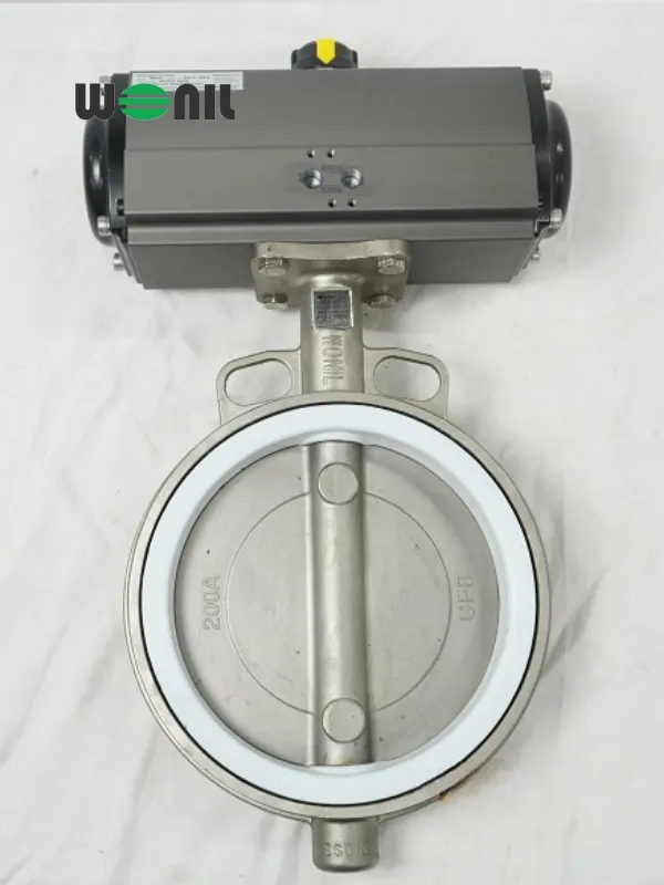 Van bướm inox điều khiển khí nén Kosaplus 