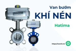 Van bướm khí nén Hatima Đài Loan chính hãng, giá rẻ