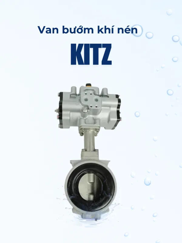 Van cánh bướm điều khiển khí nén Kitz