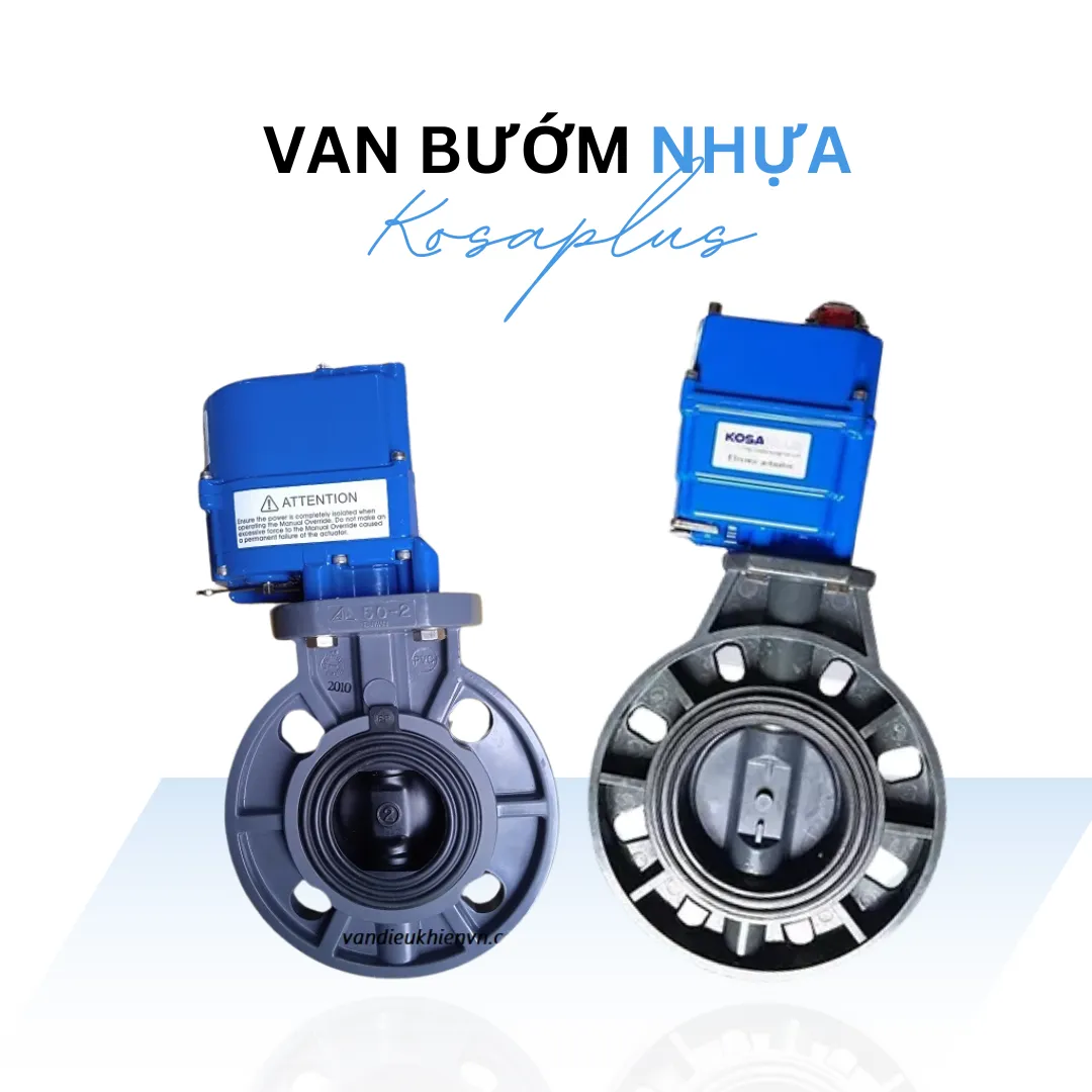 Van bướm nhựa điều khiển điện Kosaplus