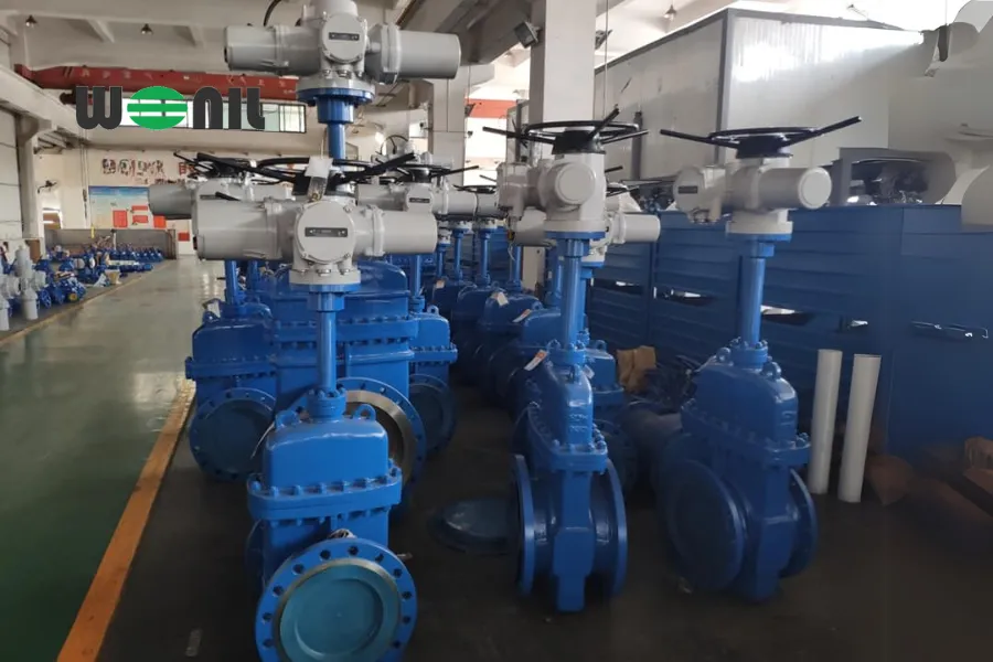 Van cổng BB điều khiển điện