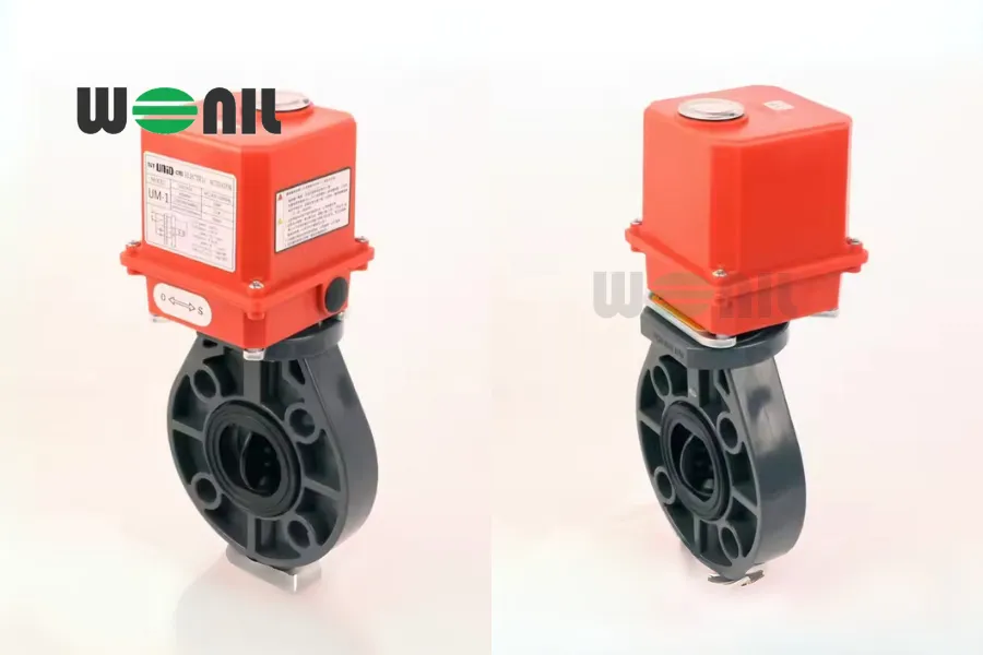 Van bướm nhựa điều khiển điện Unid