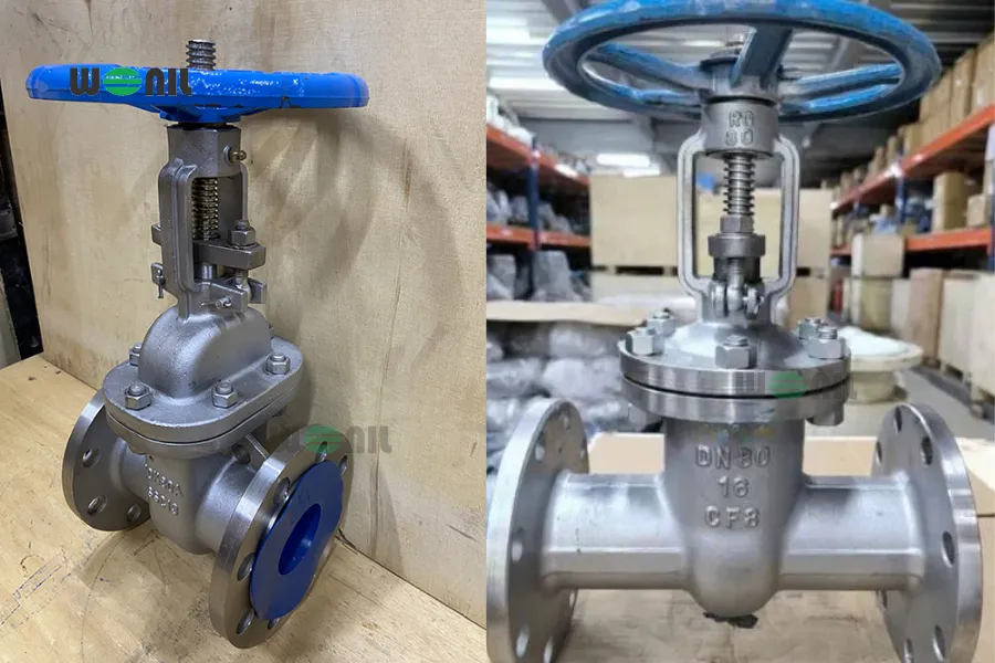 Van cổng DN80 inox
