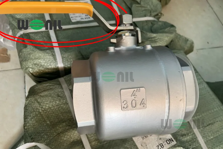 Van bi tay gạt DN100
