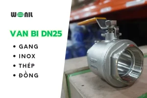 Van bi DN25 chính hãng, chất lượng, giá tốt