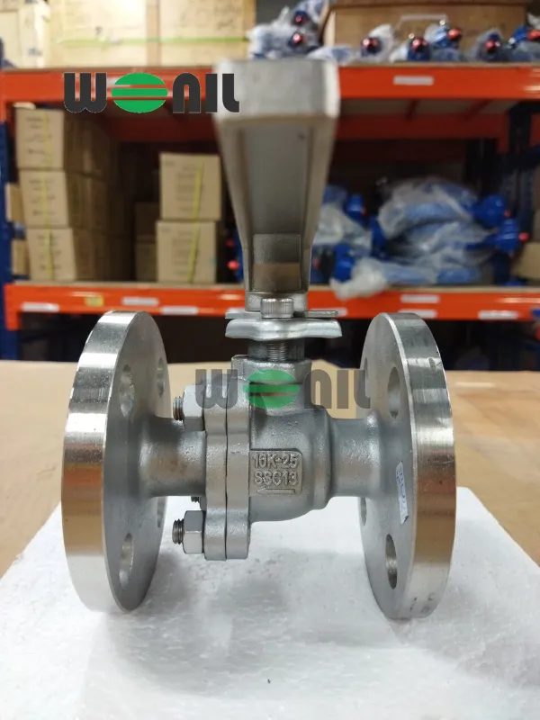 Van bi DN25 nối bích