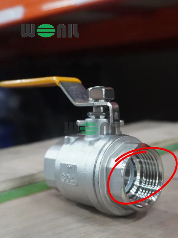 Van bi DN25 nối ren