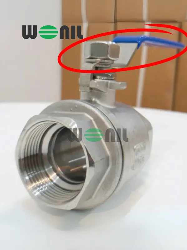 Van bi DN25 tay gạt