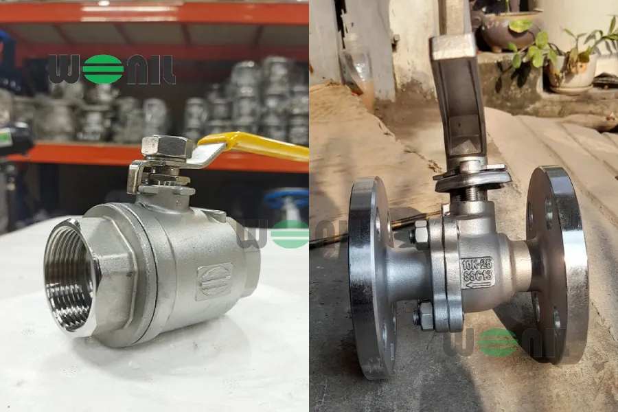 Van bi tay gạt inox Wonil