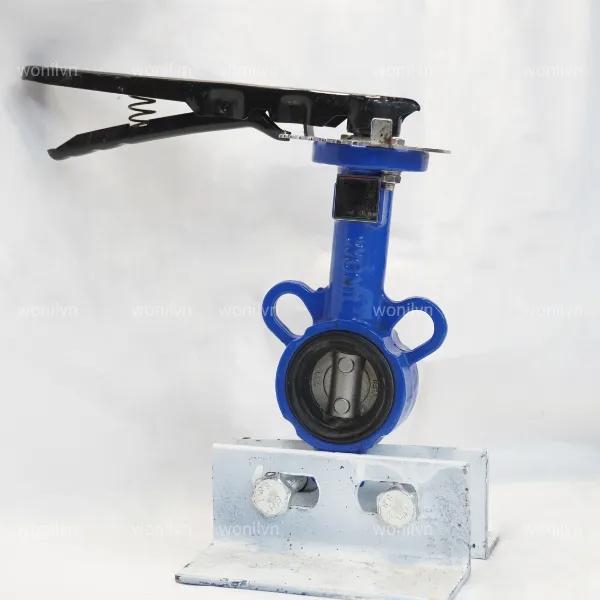 Van bướm Wonil tay gạt gang DN40