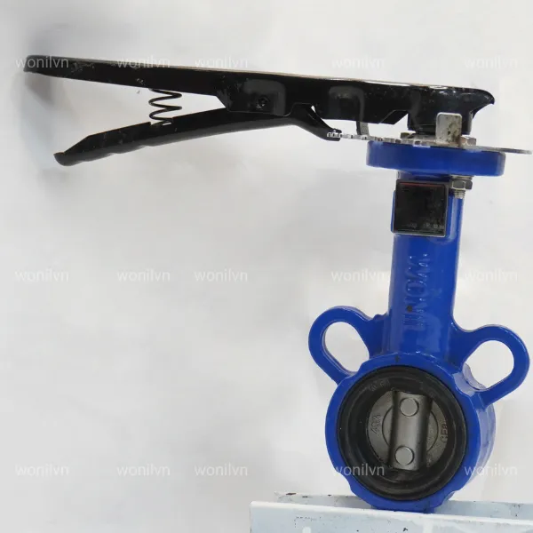 Van bướm Wonil tay gạt gang DN40