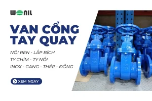 Van cổng tay quay chính hãng, giá siêu tốt